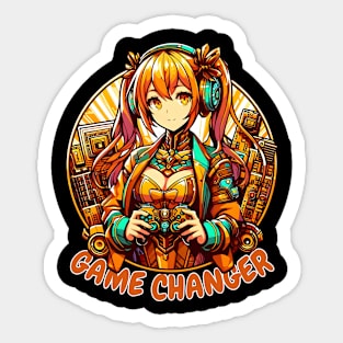 Gamer girl game changer Sticker